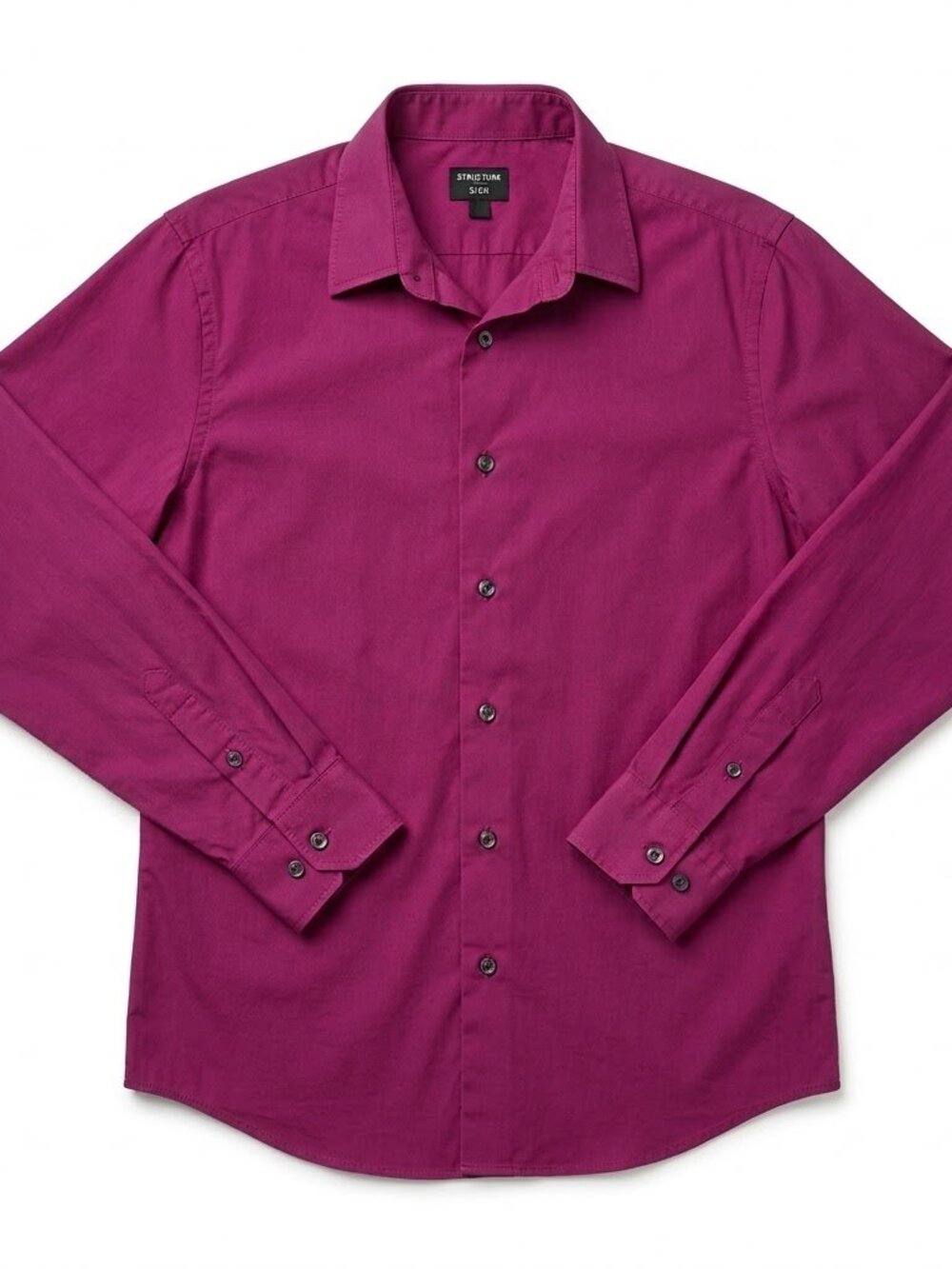 Men's Casual Structured Button Down Collared Shirt